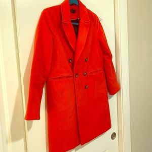 Top shop orange coat size S